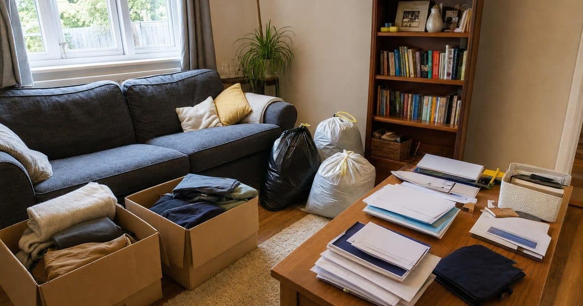Preparing a house clearance in Andover: what to sort before you book